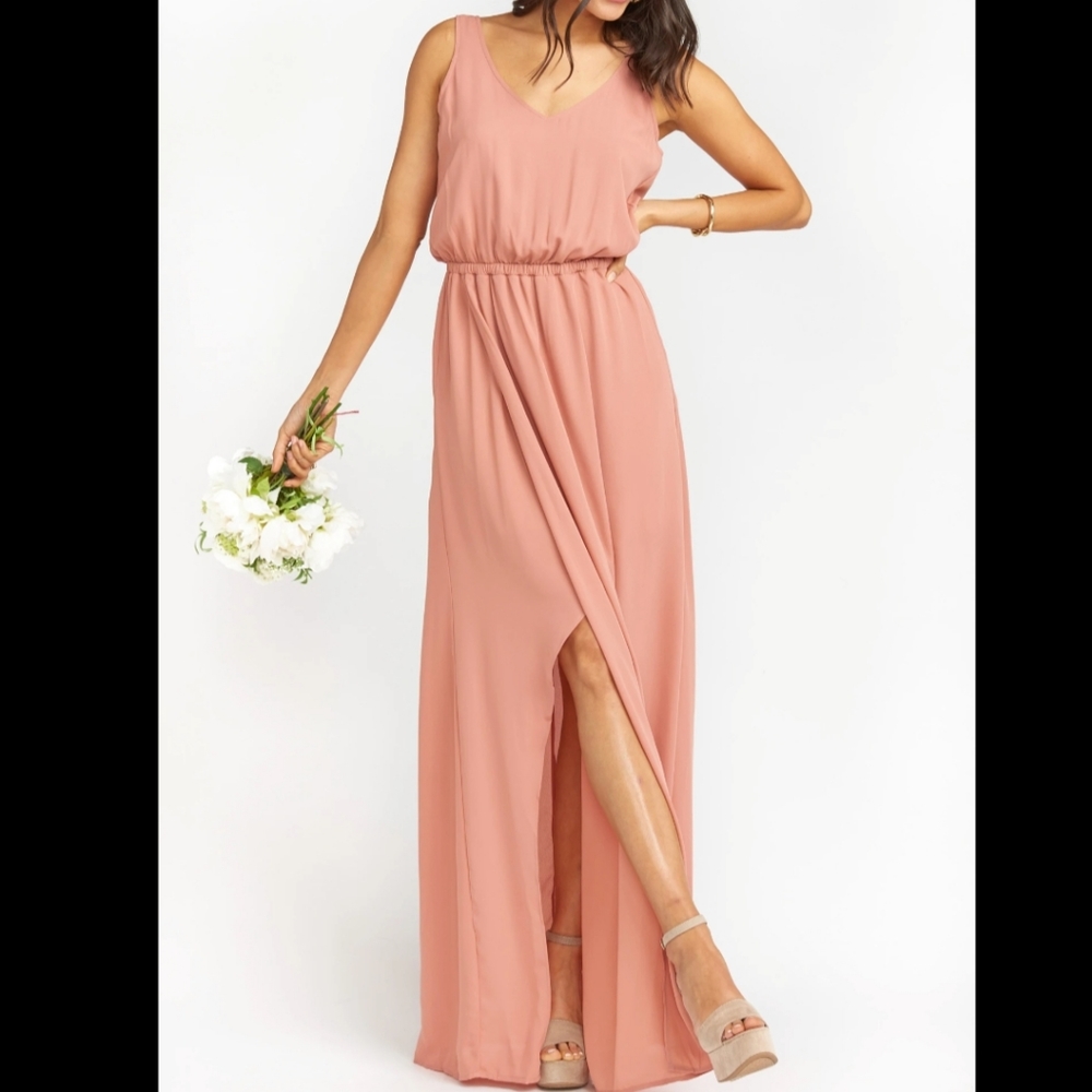 Show me your MuMu Kendall Maxi dress Rustic Mauve